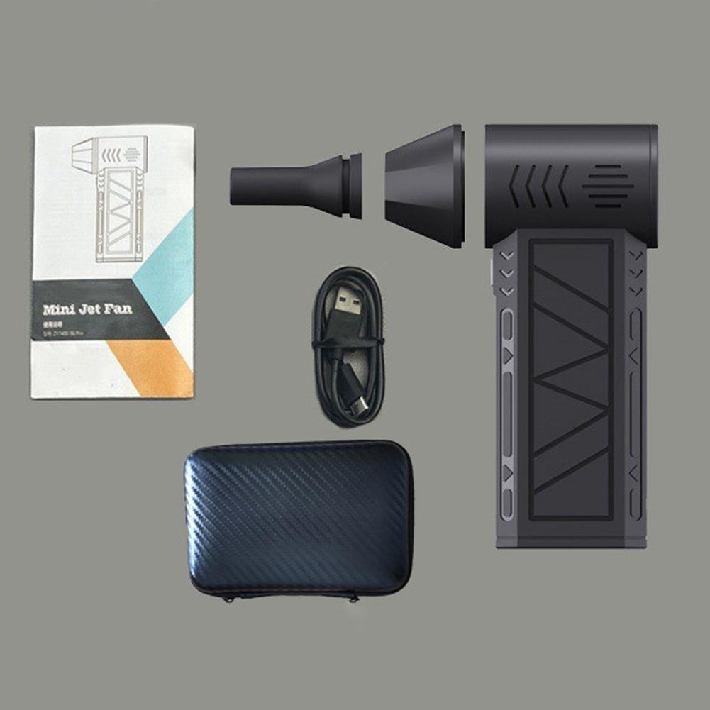 Power Mini Turbo Jet Fan Rechargeable Electric Air Duster 110000RPM Air Blower Jet Dry Blower For Computer Laptop Keyboard Clean