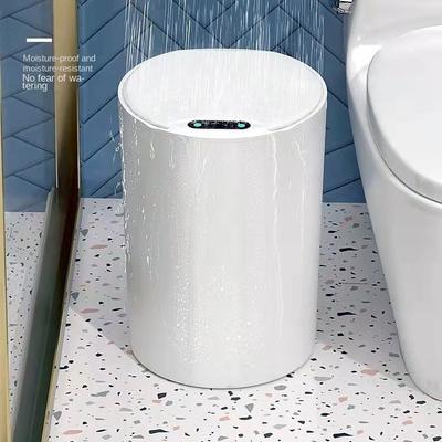 Bidone Spazzatura Rotondo Smart da 14L Bidone Spazzatura a Induzione Automatica Bidone Spazzatura Elettrico a Induzione Secchio Contenitore per la Casa Cucina Bagno