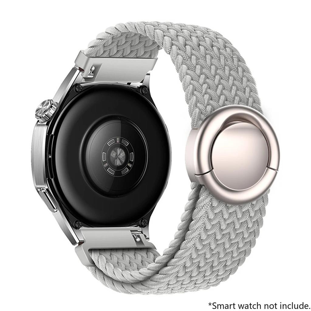 18mm 20mm 22mm Pasek pętla z plecionego nylonu do Huawei Watch GT5/GT4 Pro Klamra spadochronowa Wygodny pasek do Samsung Watch 7 6 5 4