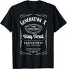 Generation X Stay Feral Cotton Tee - MADE IN USA