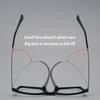 High Quality Square Rubber Titanium Reading Glasses for Men Women Anti Blue Light Computer Glasses Prescription Eyewear