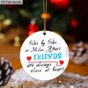 2D Flat "Always My Sister Forever My Friend" Rustic Wooden Sign, Suitable for Wall Decoration, Porch, Room, Villa, Accents Home, Hallway, or Workplace