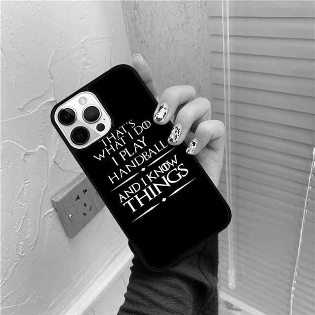 Eat Sleep Handball Repeat phone Case Cover For iPhone 17 Air 16 15 14 Plus apple 16 11 12 13 Pro Ma coque
