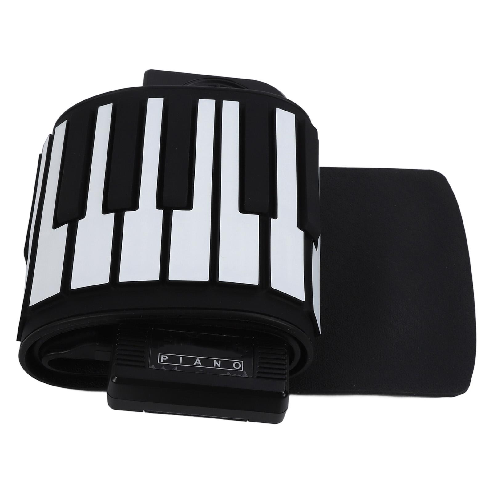 

Портативное пианино Roll Up Piano с 61 клавишей, поддержка MIDI-выхода, электронная клавиатура со светодиодным дисплеем для