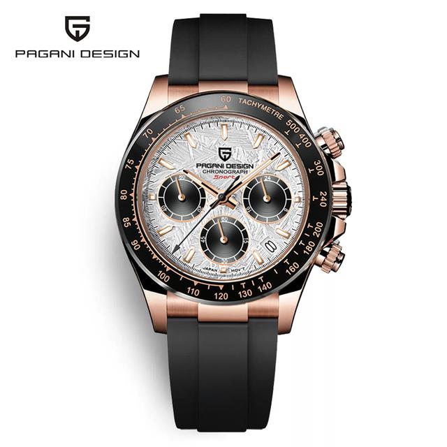 PAGANI DESIGN New Men Watches Luxury Quartz Watch For Men 100M Waterproof Sports Chronograph Wristwatch for Men Gift