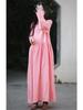 Women's Double-Layer Cotton and Linen Retro Long Dress - Cool, Gentle Style, Available In 4 Colors