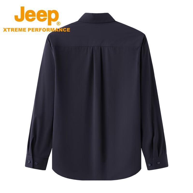 Jeep Men's Du Pont 3-Proof Stand-Up Collar Long Sleeve Sweatshirt