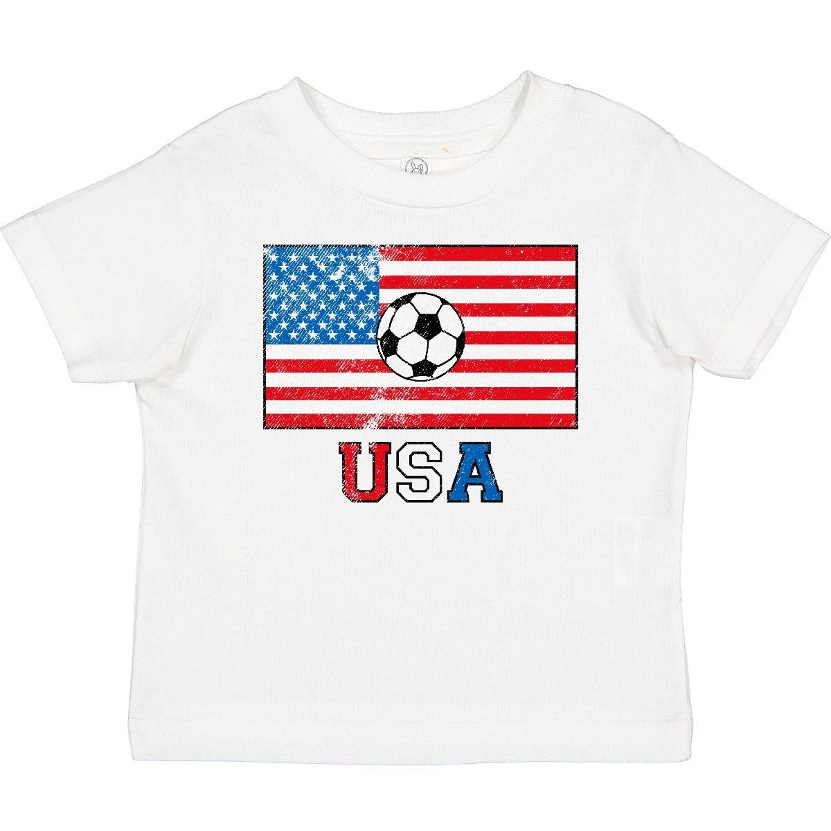 Inktastic USA Soccer Baby T-Shirt American America United States Futbol Fan Flag 120