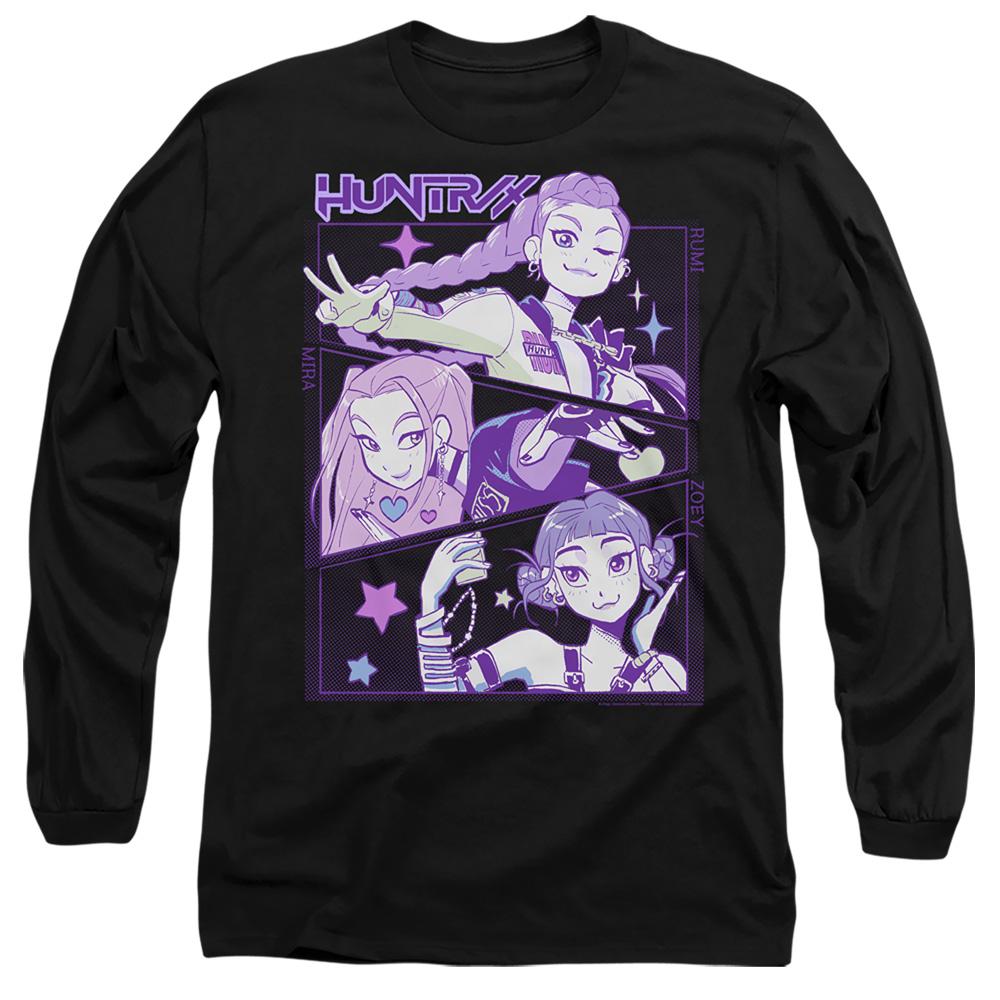 K-Pop Dämonenjäger Unisex Erwachsene Huntr/X Anime Langarm-T-Shirt