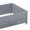 Plant Box Gray 100x50 Cm Solid Pine Wood