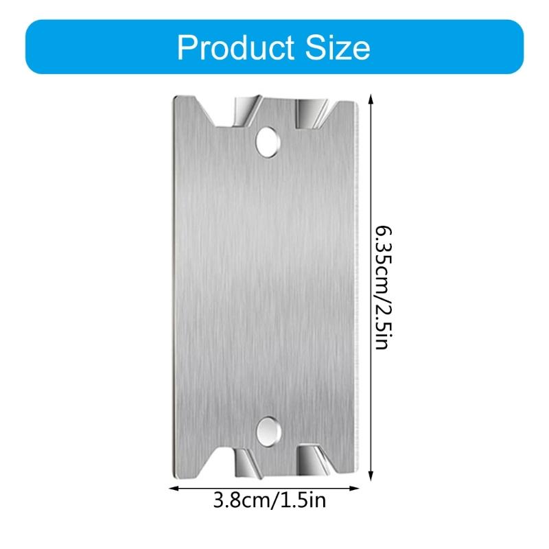 50Pcs AntiNail Protections Plate Shield Cable Wire Protector Plate Safety Nail Plate for Wood Studs Easy to Install