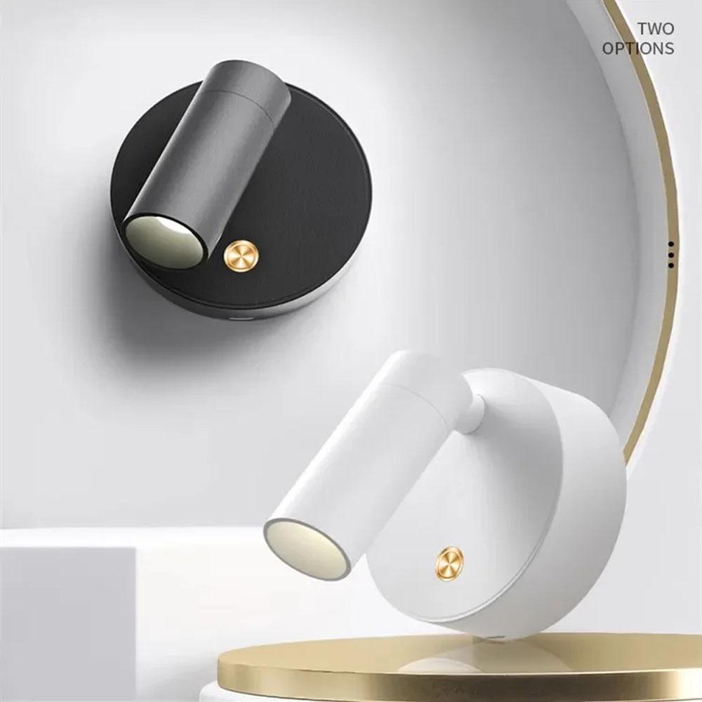 Rechargeable LED Spotlight Touch Dimmable 5V USB Bedside Lamp With Touch Switch Downlight Living Room Kitchen Indoor Decoration