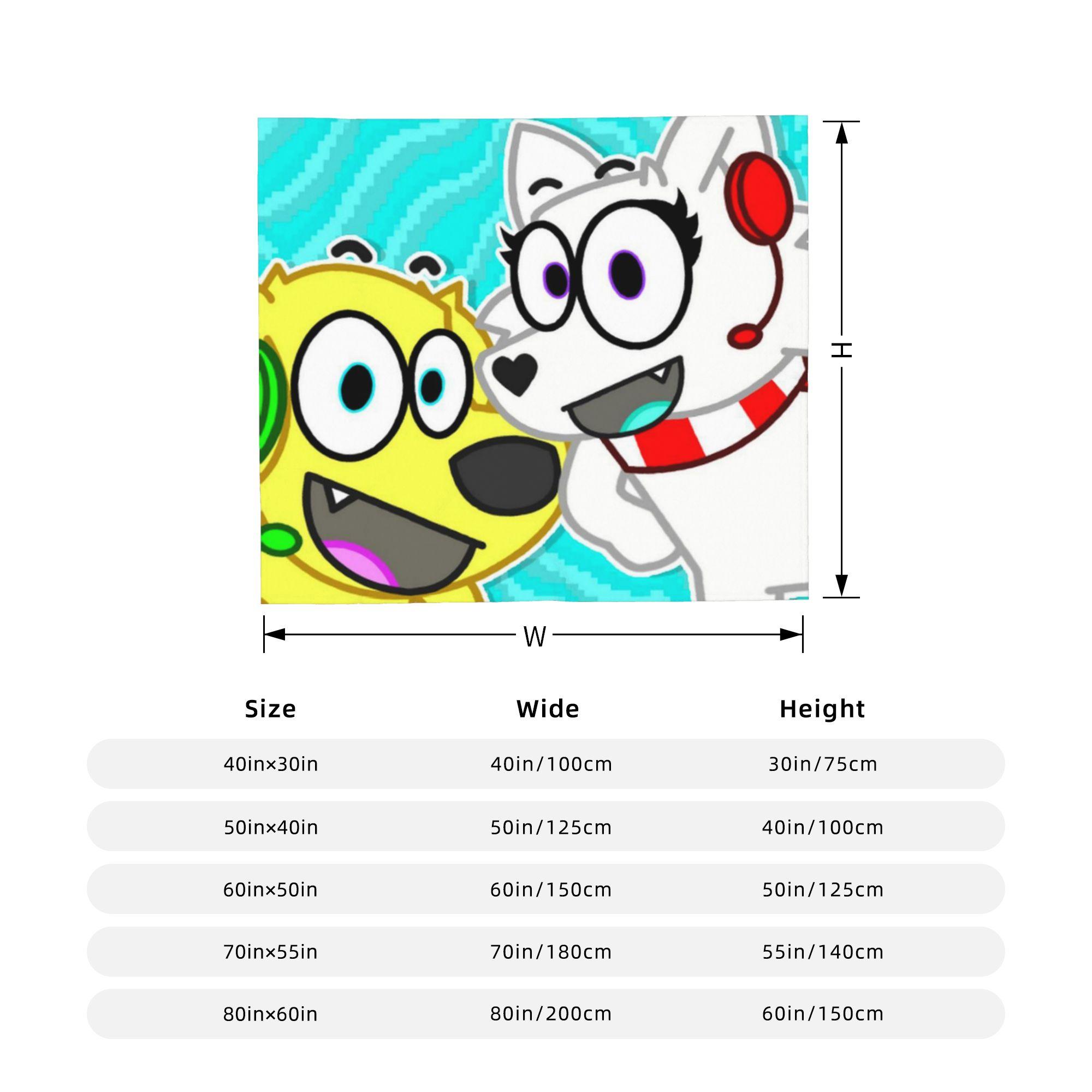 

Tylers And Snowi Gaming Blankets Cute Cartoon Fuzzy Throw Blankets Summer Air Conditioning Decoration Soft Warm Bedspread 150x200cm