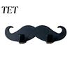 Adhesive Wall Hooks for Bathroom 3D Printed Beard Shaped Hook, Self?Adhesive Creative Decorative Hanger Key Towel, Fun Storage Organizer Home Decor