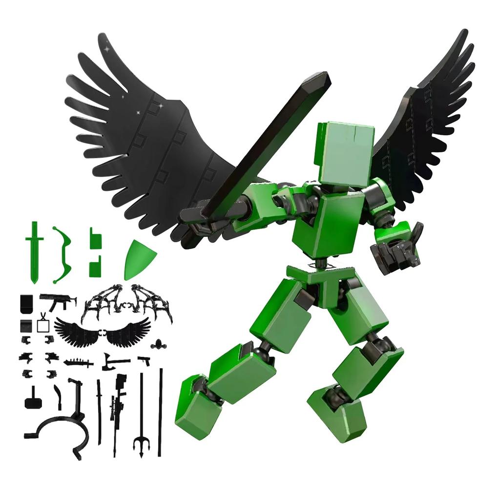 Titan13 Action Figure Multi Jointed Movable Nova Titan Lucky 13 Action Figure Poseable DIY Assembly Desk Ornament Dummy Gifts