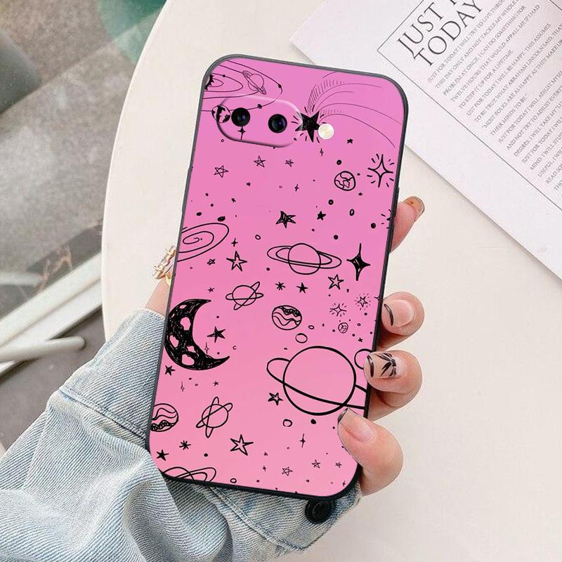 For Google Pixel 9a Case Black Silicon Soft TPU Phone Cases for Google Pixel 9a 9 A Protective Back Shells Coque Pixel9A Fundas