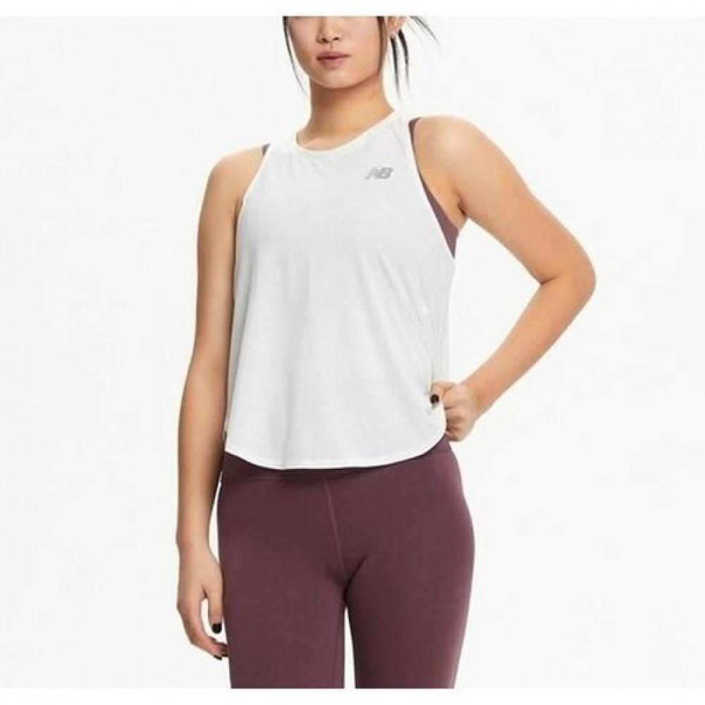 

New Balance T shirT wT43101 Small Logo Sleeveless Semi Oversized 085(S)
