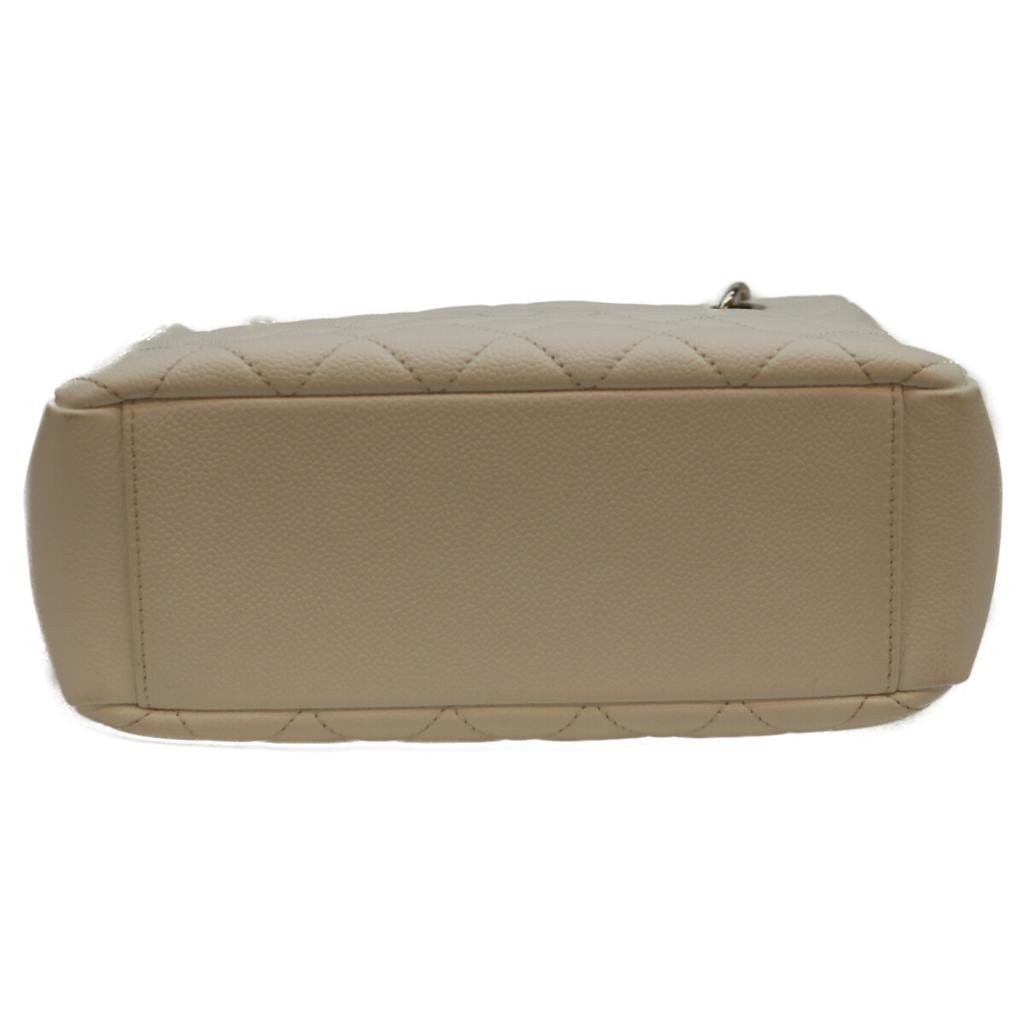 CHANEL No. 15 White Caviar with Silver Hardware PST Tote Tote Bag whiteUsed