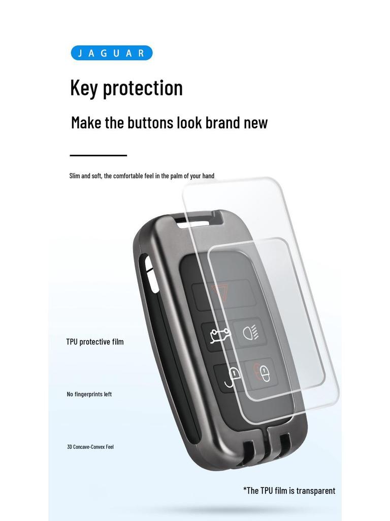 Jaguar Key Case for XEL, XFL, FPACF, Epace, XE, XJ, F-Type