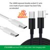 Double USB-C To Type C 10mm Exposed Extended Long Tip Fast Charging Data Cable For iPhone15 Samsung Huawei Phone Ipad Quick Cord