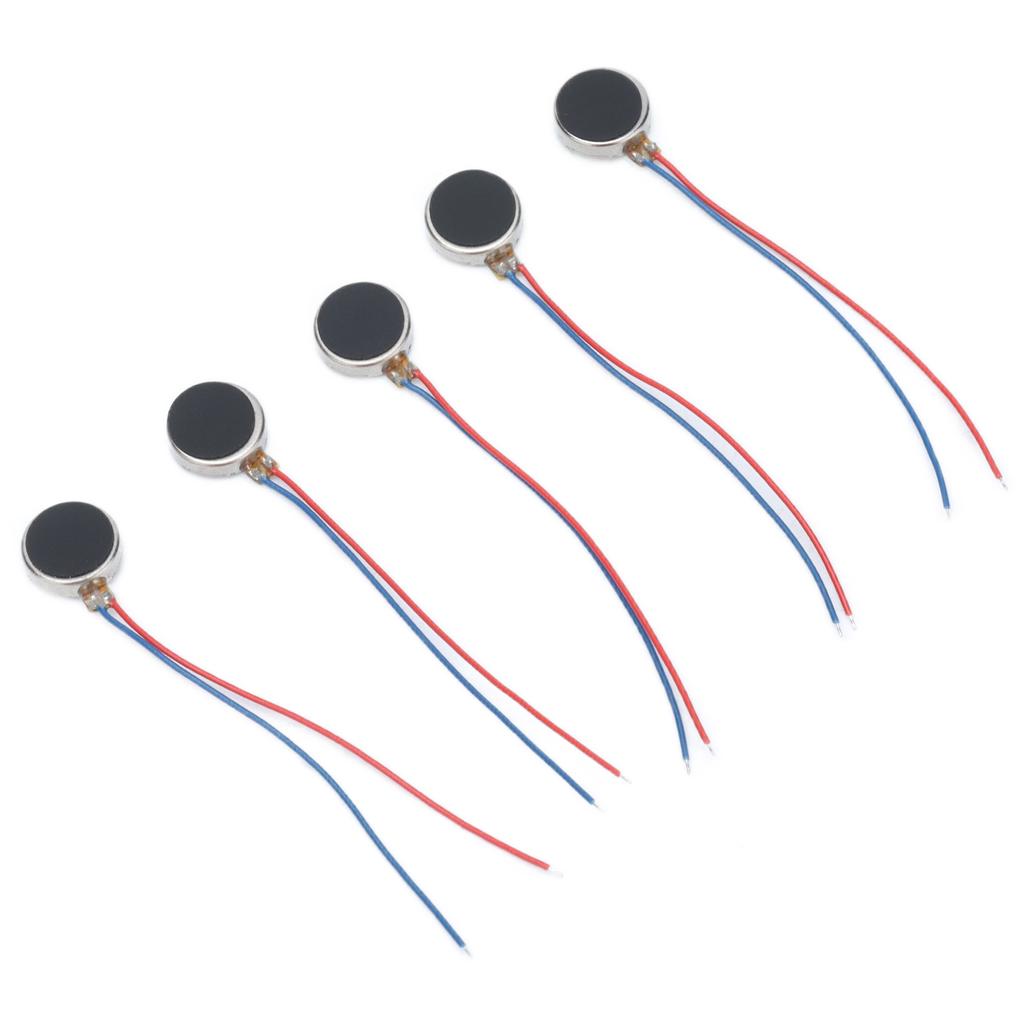 30 STÜCKE Flacher Vibrationsmotor Ultradünner Mini-Münz-Flachvibrationsmotor für Mobiltelefone Tablets 3 V