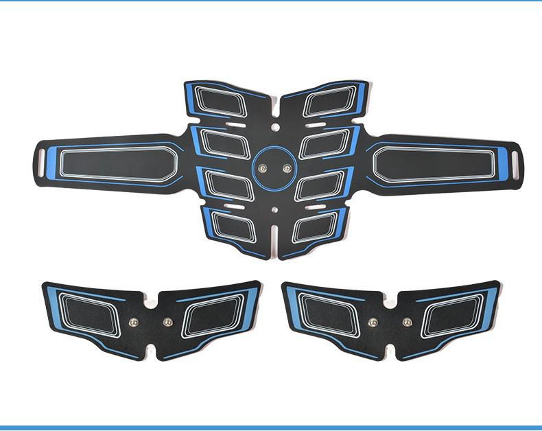 EMS Rechargeable Ab Muscle Stimulator with Digital Display - Smart Fitness Patch for Abs and Weight Loss