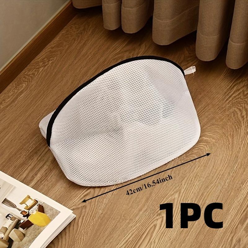 

2pcs Mesh Laundry Bag with Zipper Shoe Clothes Washing Organizer Delicates Wash Bag Travel Storage Bag for Sneaker Sock Bra