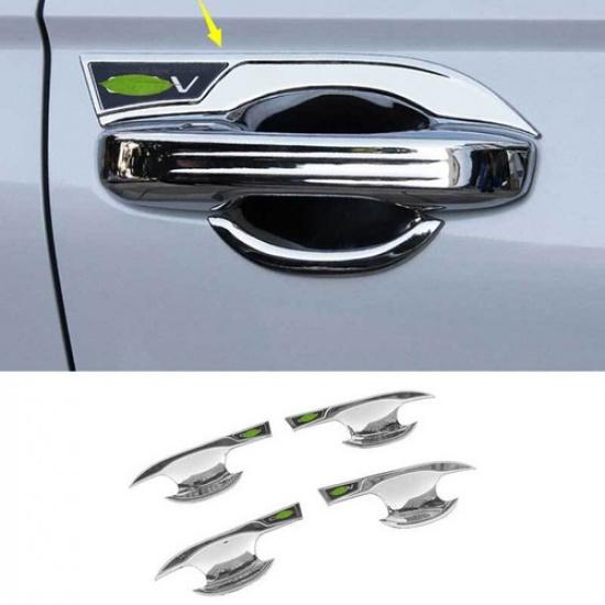 For Honda CRV CR-V 2023-2024 ABS Chrome Exterior Side Door Bowl Cover Trim 4Pcs