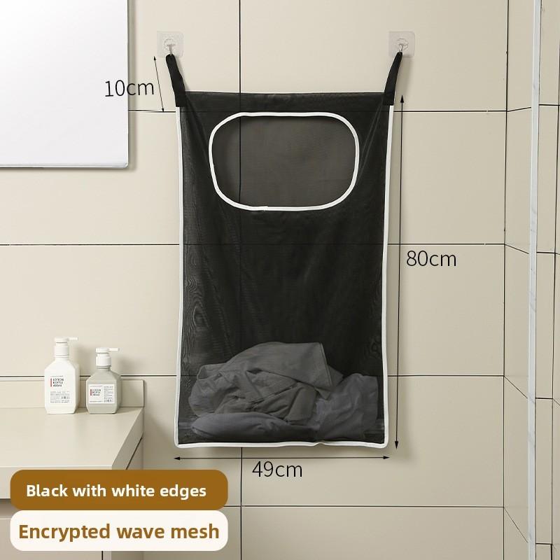 Wall Mounted Fabric Hanging Organizer Bag For Clothes Toys And Underwear Storage In Bedroom