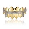 Hiphop Grillz Mode Leuchtende Körper Jewelry Mann Trendig Gold / Silber Kupfer Mit Zirkonia Punk Zahn Grillz