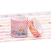 YUBBAEX Masking Tape Mysterious Foil Super Cute Perfect for Gift DIY and Notebook Decoration 9-Volume - Space, Wide, Silver/Gold Stamped, Style, Thin,