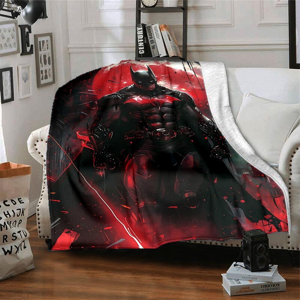 1pc Batman Nightwing Flannel Blanket Soft Warm Throw for Home, Office, Travel, All-Season Cozy Bedding GiftL1272