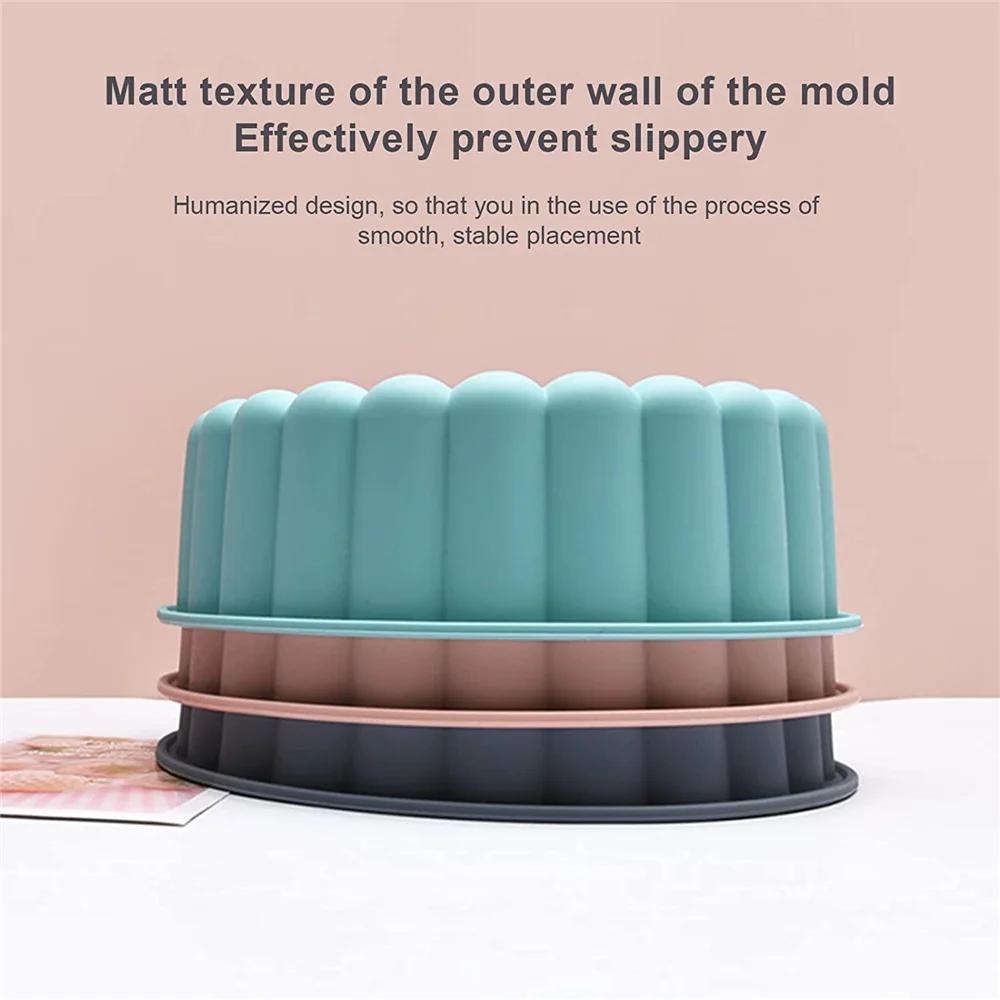 Silicone Round Cake Mold 8 Inch Silicone Cake Pan For Baking Charlotte Cake Pan Baking Strawberry Shortcake Cake Mold DIY Cactus