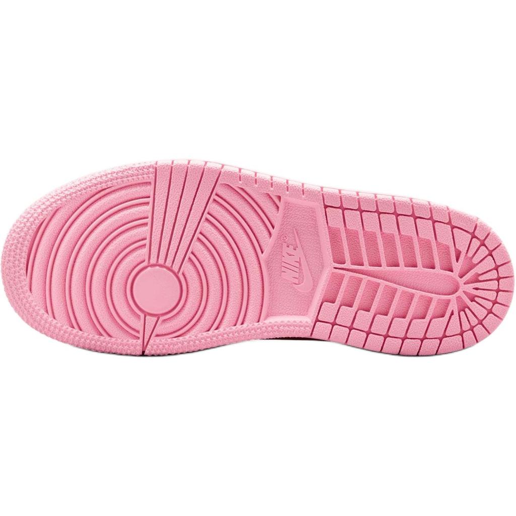 Travis Scott x Air Jordan 1 Retro Low OG PS Sail Rosa Tropicale Scarpe da Ginnastica per Bambini Rosa Tropicale-Rosa Timido-Rosa Muslin IQ7605-101