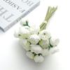 Ranunculus Artificial Flower,Faux Peonies Artificial Flowers 11.8 Inch Silk Flowers with Stems,27 Corollas Bouquet Decorations