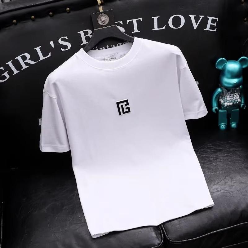 2025 Summer New Arrival high quality Round Neck T-Shirt Ins Brand Fashion Trendy Men's Half Sleeve T-Shirt Women Clothes Top Tee