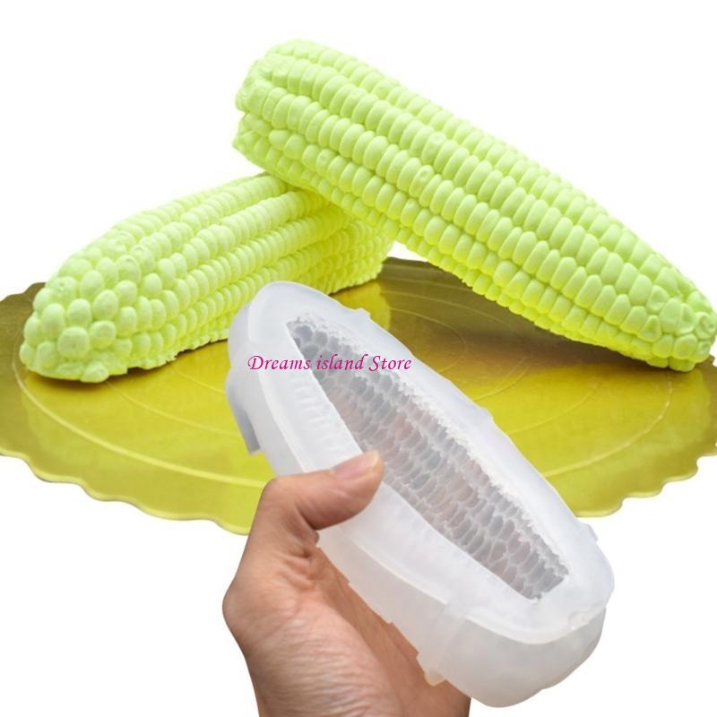 Silicone Corn Molds for Creative Baking Unique Corn Silicone Pastries Molds for Artistic Mousse and Fondant Decorations HX6C