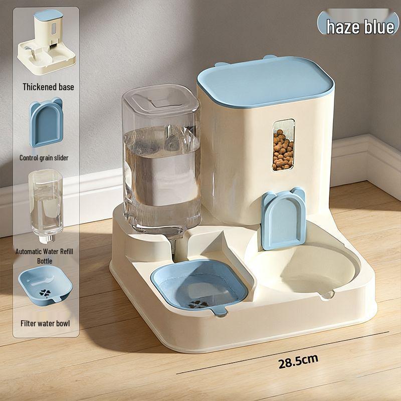 Pet Automatic Feeder: All-in-One Food and Water Bowl for Cats & Dogs
