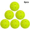 6/12Pcs Pickleball 74Mm Durable 40 Holes Outdoor Pickleballs Outdoor For Competition Pickleball Packs Of Pickleballs