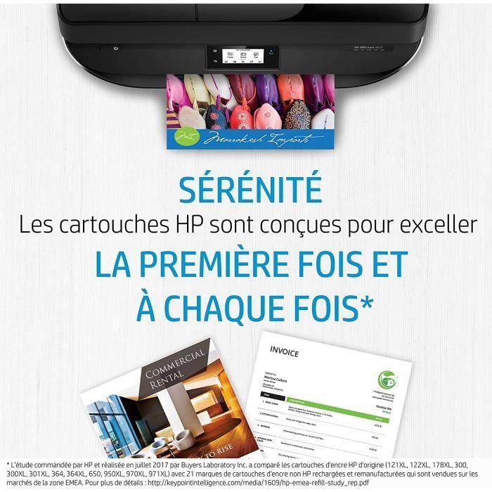 CARTOUCHE IMPRIMANTE HP 302XL Cartouche dEncre Noire Grande Capaciteacute Authentique F6U68AE5