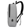 High-end Men's 15-inch Multifunctional Business Backpack with USB and Logo Printing Option