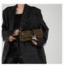 Niche leopard print underarm bag, fashionable retro high sense, commuting shoulder essential women's bag.