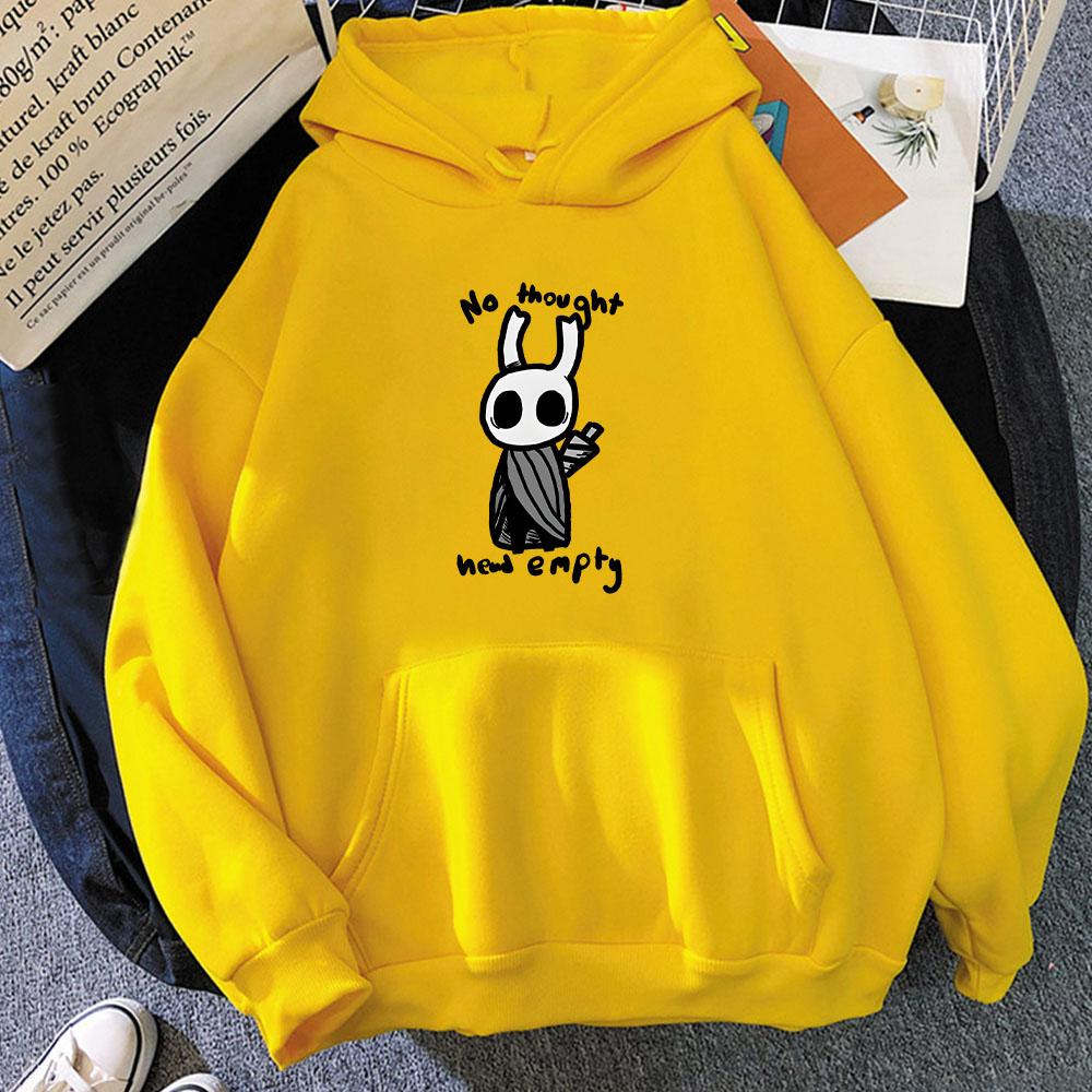 Hollow Knight New Hoodie Cute Graphic Printing Letter Sweatshirt Cartoon Autumn/Winter Clothing Unisex  Pullovers