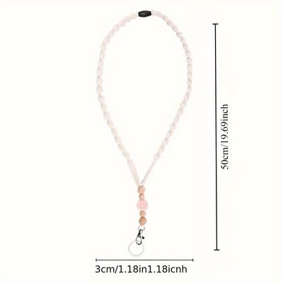 1 st Handvävd Arbetsnyckelband Nyckelband Mobiltelefonnyckelband