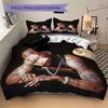 Rapper Portrait Bedding 3 Piece Set Hd Print Duvet Cover Pillowcases For Teens Adult Bedroom Decoration Christmas Gift C9211156