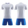 2025 children's football jersey set, men's game jersey summer training printed double-sided pockets, short-sleeved football jersey