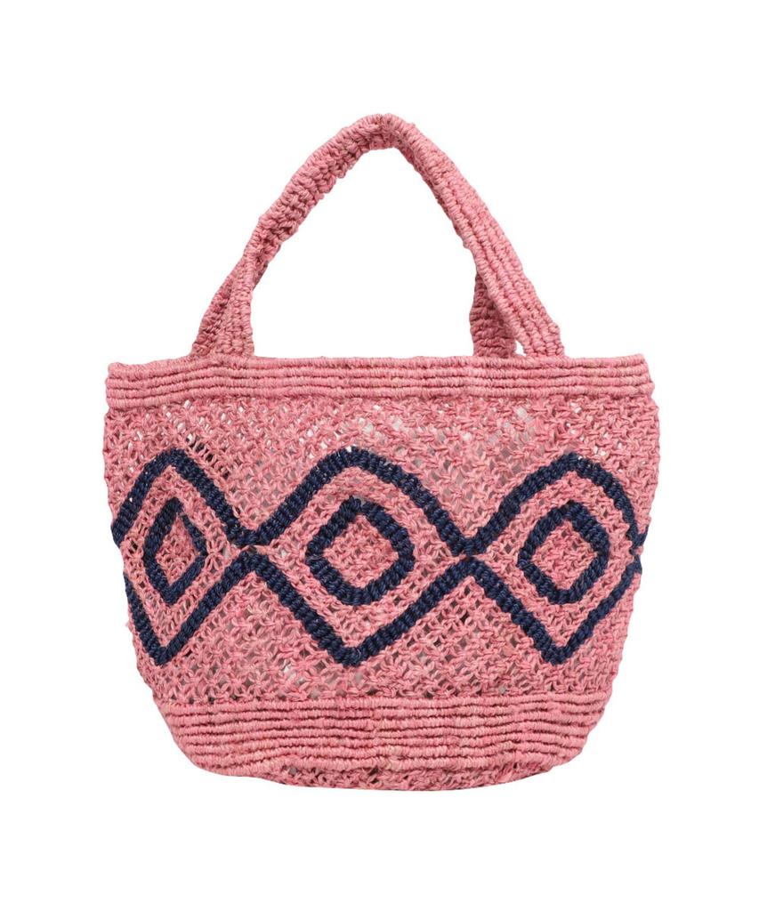 Mondayflow Macrame Vacation Bag_Pink