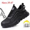Top Quality Lightweight Not Tiring To The Feet Safety Shoes Steel Toe Smash Puncture Proof Shoes Zapatos De Seguridad De Hombre