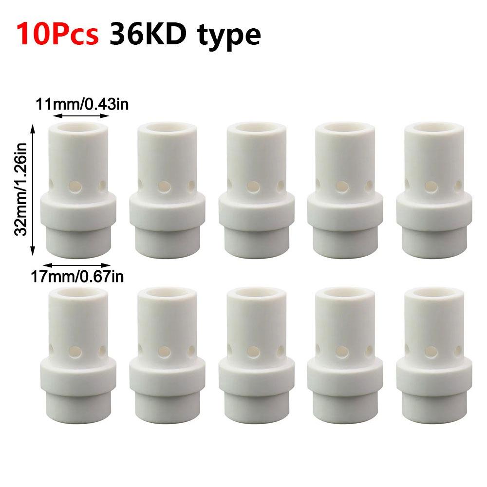 10Pcs 24KD 36KD Ceramic Current Shunt Welding Torch Gas Diffuser  for MB24K 36KD Welding Setup