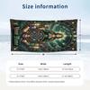 Witchcraft Theme Beach Towel Personalized Custom Name & Text Soft Quick Dry Beach Towel for Swimming Travel